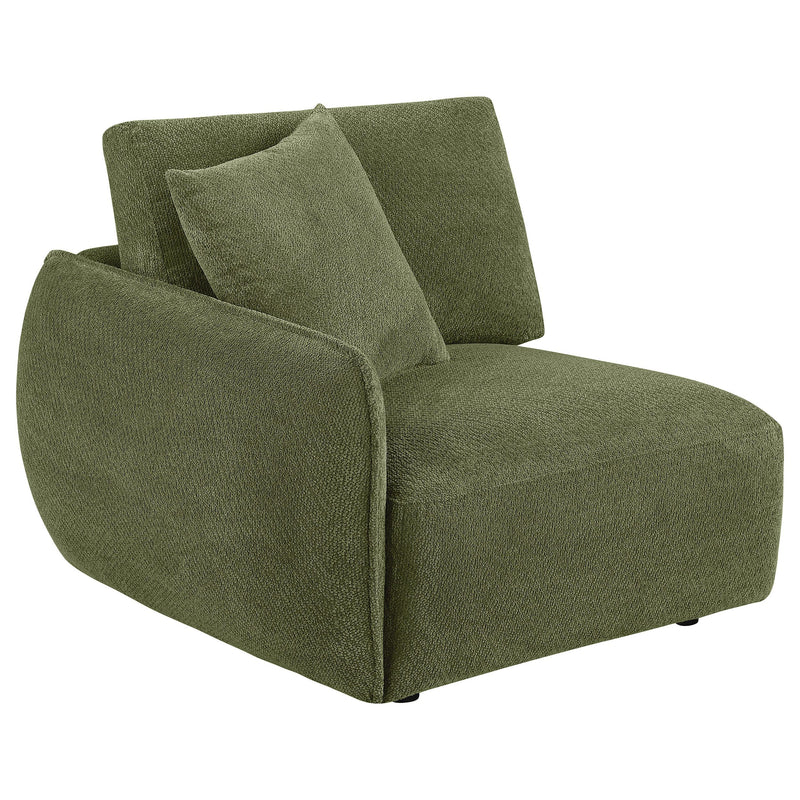 Elysia 6-piece Fabric Upholstered Modular Sectional Sofa Green - 551895-SET