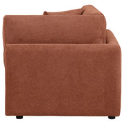 Elysia Fabric Upholstered Modular Corner Chair Coral - 551892