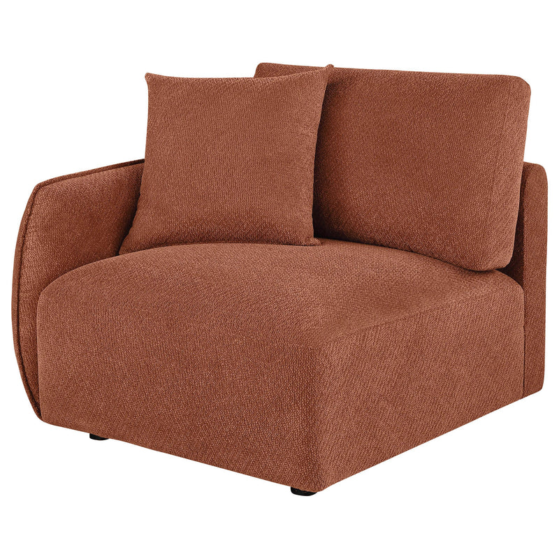Elysia Fabric Upholstered Modular LAF Chair Coral - 551894LAF