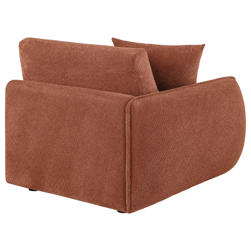 Elysia Fabric Upholstered Modular LAF Chair Coral - 551894LAF