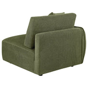 Elysia Fabric Upholstered Modular LAF Chair Green - 551898LAF