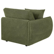 Elysia Fabric Upholstered Modular LAF Chair Green - 551898LAF