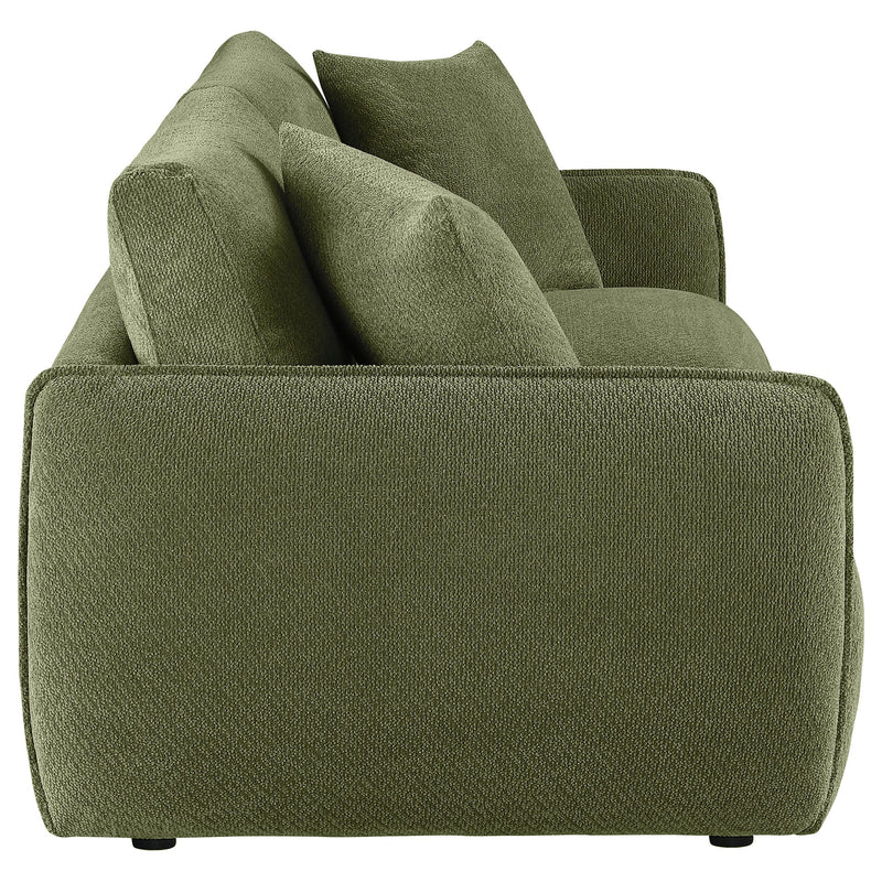 Elysia Fabric Upholstered Modular Lounge Loveseat Green - 551895-LOVE