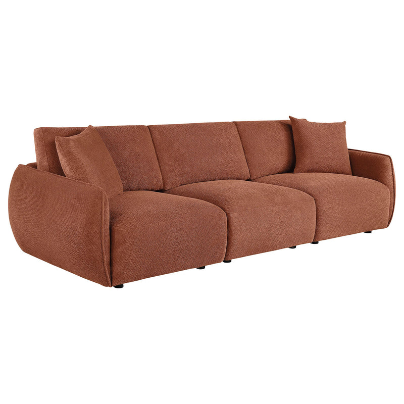 Elysia Fabric Upholstered Modular Lounge Sofa Coral - 551891-SOFA