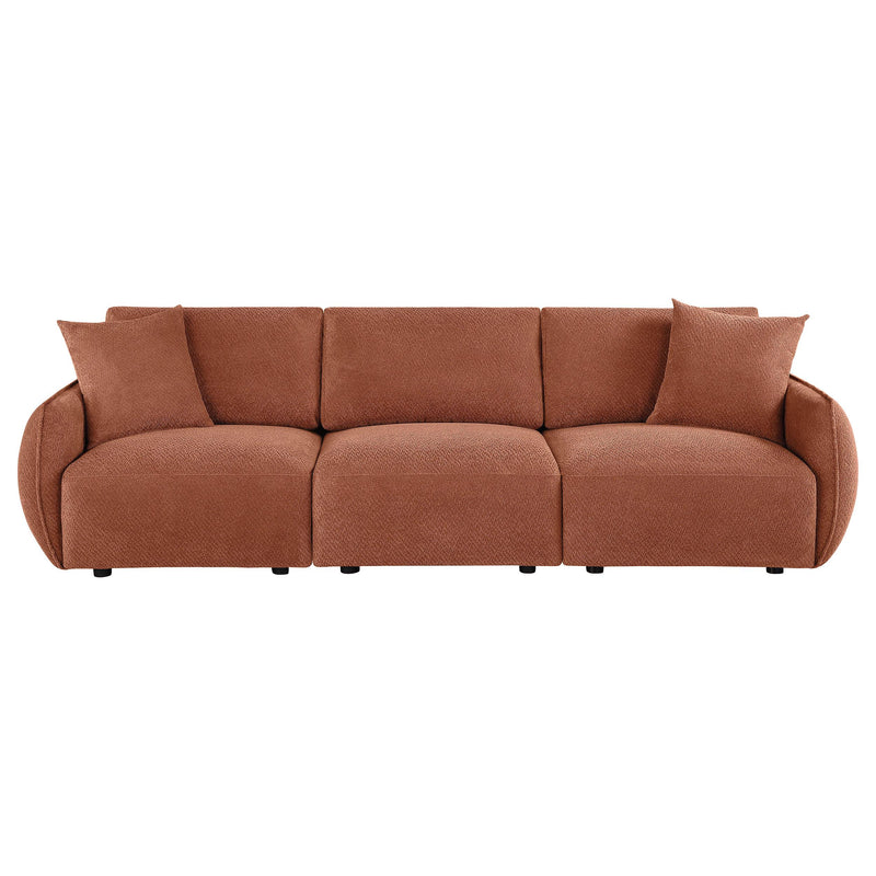 Elysia Fabric Upholstered Modular Lounge Sofa Coral - 551891-SOFA