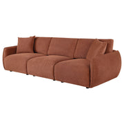 Elysia Fabric Upholstered Modular Lounge Sofa Coral - 551891-SOFA