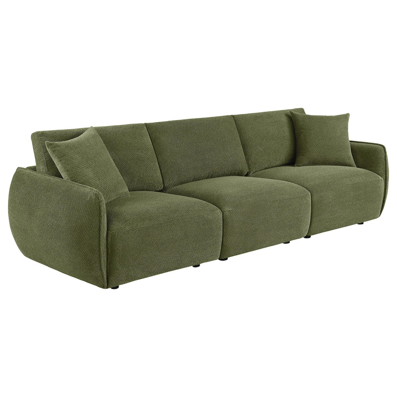 Elysia Fabric Upholstered Modular Lounge Sofa Green - 551895-SOFA