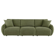 Elysia Fabric Upholstered Modular Lounge Sofa Green - 551895-SOFA
