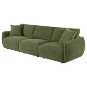 Elysia Fabric Upholstered Modular Lounge Sofa Green - 551895-SOFA