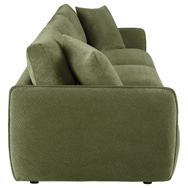 Elysia Fabric Upholstered Modular Lounge Sofa Green - 551895-SOFA