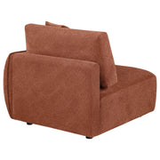 Elysia Fabric Upholstered Modular RAF Chair Coral - 551894RAF