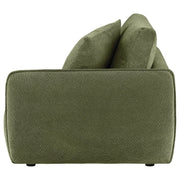 Elysia Fabric Upholstered Modular RAF Chair Green - 551898RAF