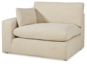 Elyza Linen 2-Piece Sectional with Ottoman from Ashley - Luna Furniture