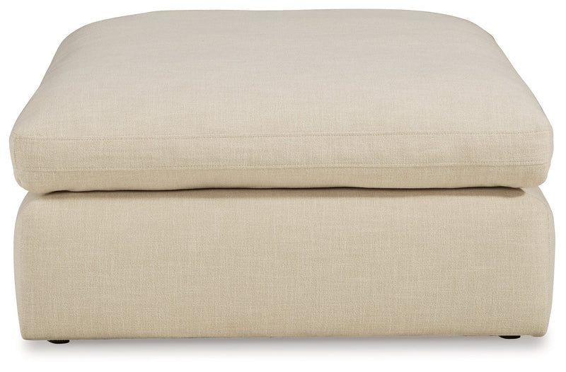 Elyza 2-Piece Sectional with Ottoman in Linen - PKG012963
