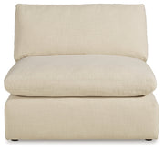 Elyza 3-Piece Sectional with Ottoman in Linen - PKG012966