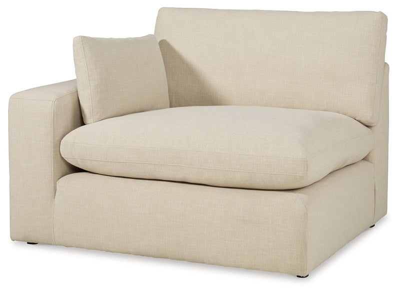 Elyza Linen 3-Piece Sectional with Ottoman from Ashley - Luna Furniture