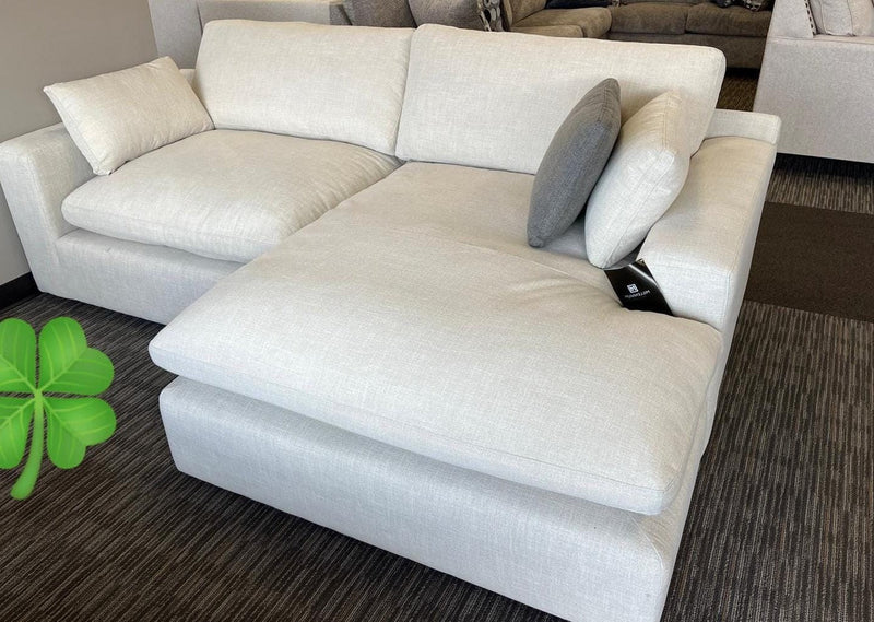 Elyza Linen 2 - Piece RAF Chaise Sectional - Gate FurnitureSectional