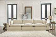 Elyza Linen 3 - Piece Sectional - Gate FurnitureSofa