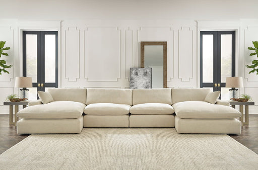 Elyza Linen 4 - Piece Double Chaise Sectional - Gate FurnitureSectional