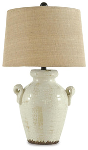Emelda Cream Table Lamp (Set of 2) - L100664X2