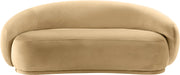 Emery 77" Velvet Upholstered Loveseat in Camel - 44044Camel-L