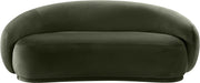 Emery 77" Velvet Upholstered Loveseat in Green - 44044Green-L