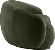 Emery 77" Velvet Upholstered Loveseat in Green - 44044Green-L