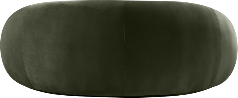 Emery 77" Velvet Upholstered Loveseat in Green - 44044Green-L