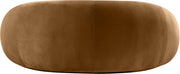 Emery 77" Velvet Upholstered Loveseat in Saddle - 44044Saddle-L
