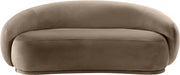 Emery 77" Velvet Upholstered Loveseat in Taupe - 44044Taupe-L
