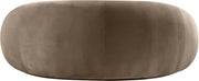 Emery 77" Velvet Upholstered Loveseat in Taupe - 44044Taupe-L