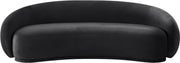 Emery 95" Velvet Upholstered Sofa in Black - 44044Black-S