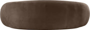 Emery 95" Velvet Upholstered Sofa in Brown - 44044Brown-S