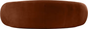 Emery 95" Velvet Upholstered Sofa in Cognac - 44044Cognac-S