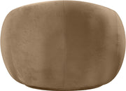 Emery Velvet Upholstered Accent Chair in Beige - 44044Beige-C