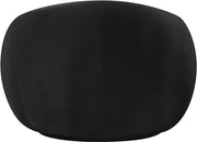 Emery Velvet Upholstered Accent Chair in Black - 44044Black-C