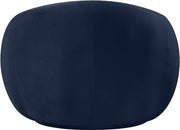 Emery Velvet Upholstered Accent Chair in Blue - 44044Navy-C