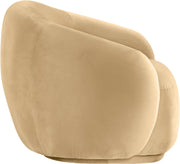 Emery Velvet Upholstered Accent Chair in Camel - 44044Camel-C