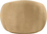 Emery Velvet Upholstered Accent Chair in Camel - 44044Camel-C