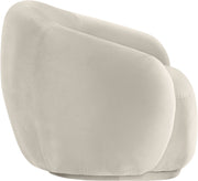 Emery Velvet Upholstered Accent Chair in Cream - 44044Cream-C