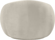Emery Velvet Upholstered Accent Chair in Cream - 44044Cream-C