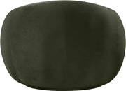 Emery Velvet Upholstered Accent Chair in Green - 44044Green-C