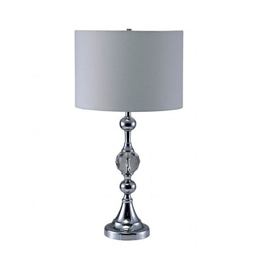 Emi White/Silver Table Lamp - L76187T