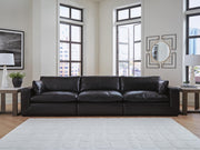 Emilia Black 3-Piece Sectional Sofa - 30902S2