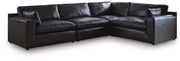 Emilia Black 4-Piece Sectional - 30902S3