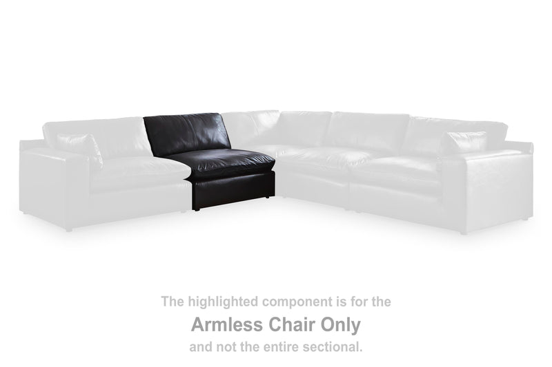 Emilia Black Armless Chair - 3090246