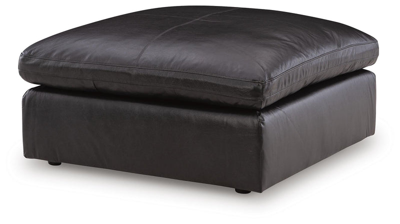 Emilia Black Oversized Accent Ottoman - 3090208
