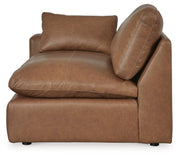 Emilia Caramel 3-Piece Sectional and 2 Ottomans - 30901U2