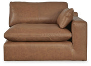 Emilia Caramel 3-Piece Sectional and 2 Ottomans - 30901U2