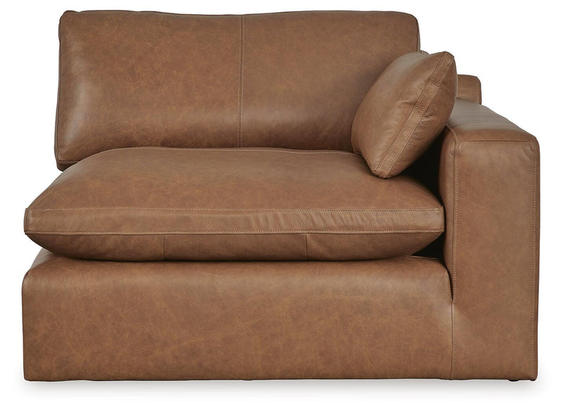Emilia Caramel 3-Piece Sectional and 2 Ottomans - 30901U2